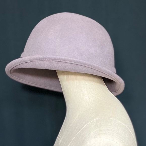 Vintage style wool felt cloche hat - Picture 3 of 5